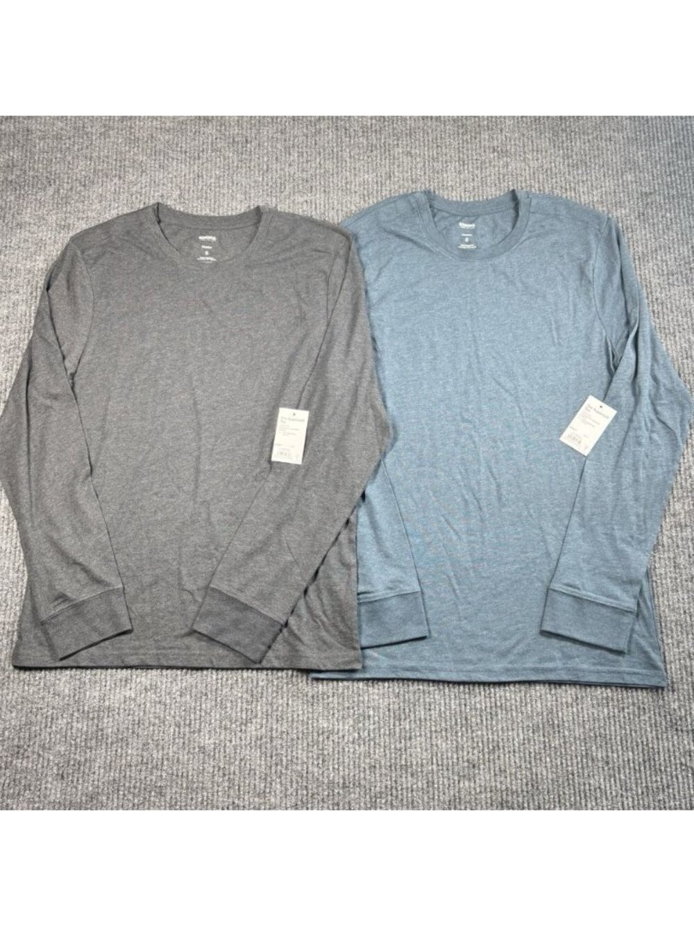 Lot Of 2 Sonoma Adaptive Long Sleeve Shirt Mens Small Supersoft Tee Hook & Loop